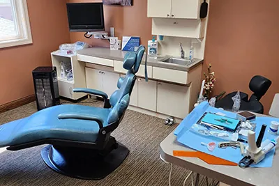 dental chair at Innovative Dentistry in Davenport, IA